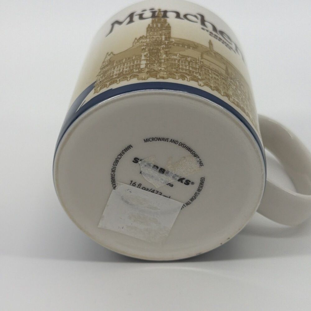NEW Starbucks Munchen Munich Germany Global Icon Collection Coffee Mug 16 oz